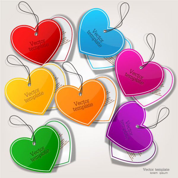 Beautifully label 22 - vector material