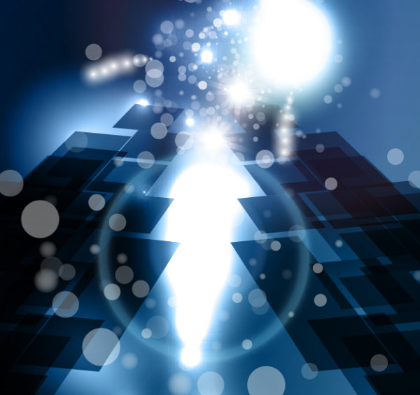 Dynamic technology background 02 - vector material