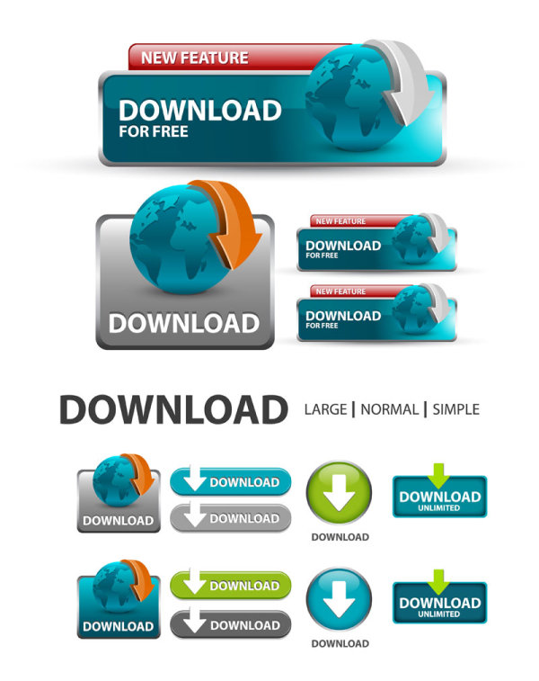 Web design elements 03 - vector material