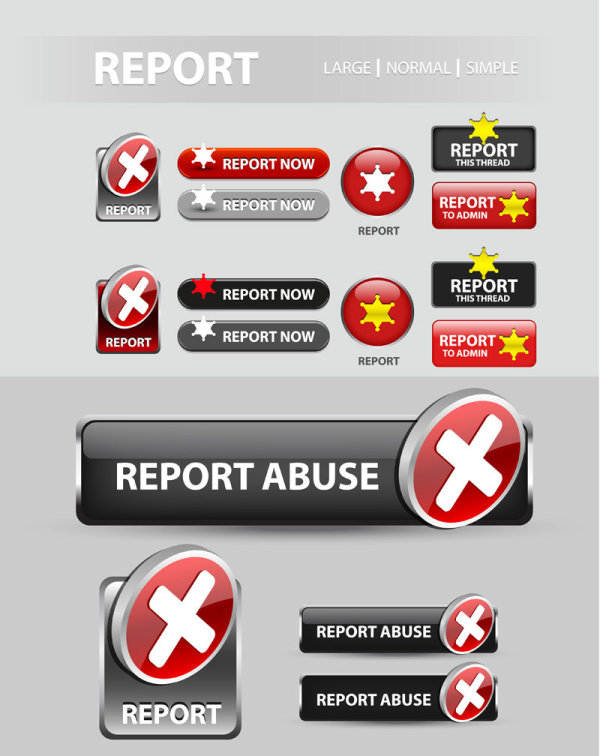 Web design elements 05 - vector material