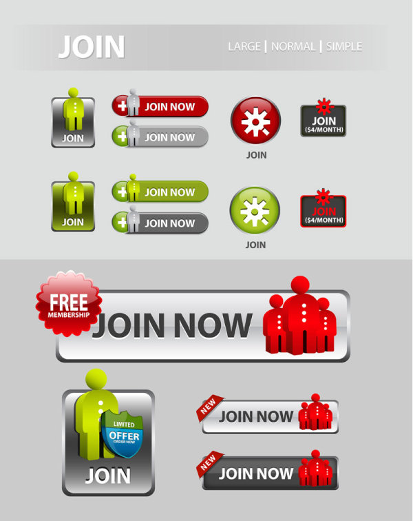 Web design elements 11 - vector material