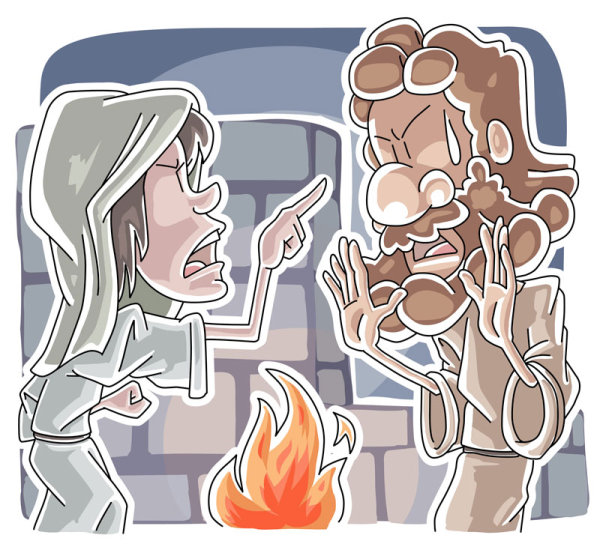 Cartoon characters - accused