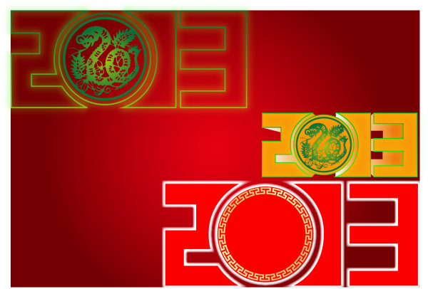 2013 Fonts Creative - vector material