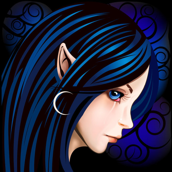 Sin angel - vector material