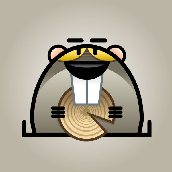 Cartoon Mole - vector material