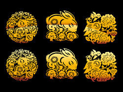 Vector-free material in paper-cut