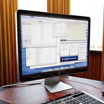 LCD computer 3D model