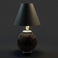 Chinese temperament elegant Bird's Nest Table Lamp