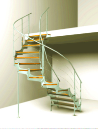 Spiral staircase 3D model