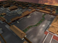 Chinese ancient China Bauhinia City 