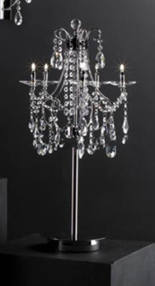 Crystal table lamp 3d model