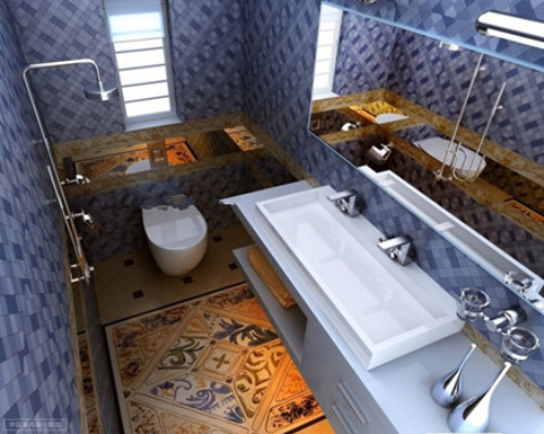 Luxury bathroom 3d models