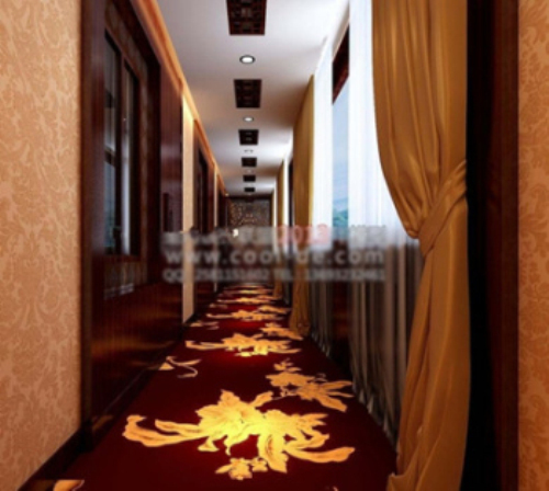 Hotel hallway 3d models