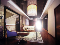 Dark tones living room