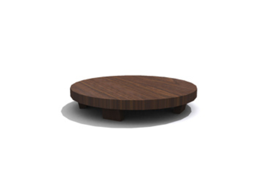 Korean small round coffee table