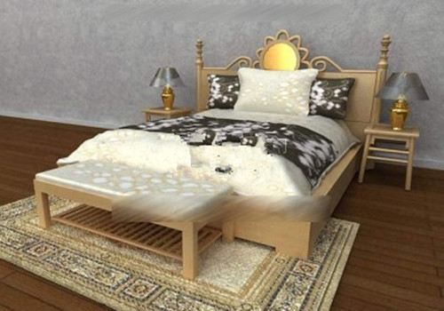 European-style bed model