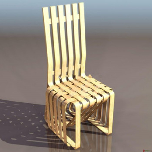 Rattan chair 3d model