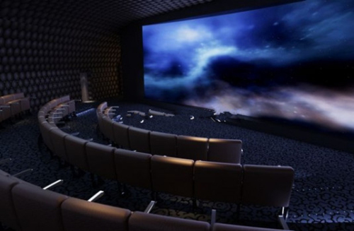 3D cinema theater model