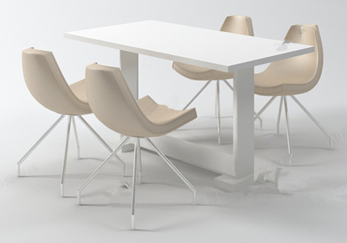 Whitening generous chairs model