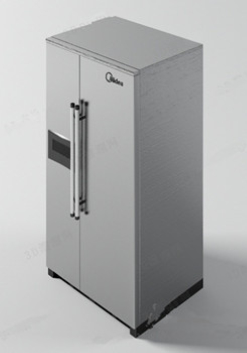 The new refrigerator 3d model