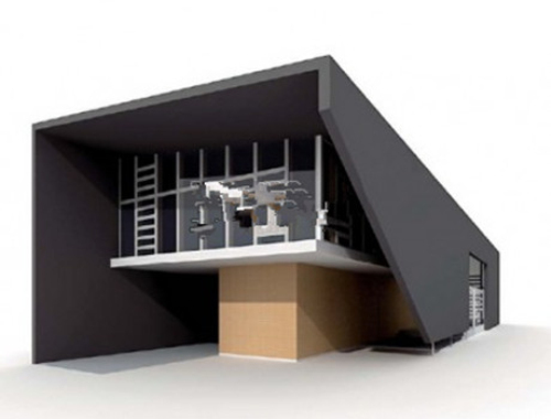 Small modern villa model