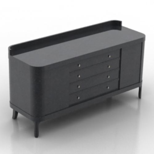 black Atmospheric desk 3D models