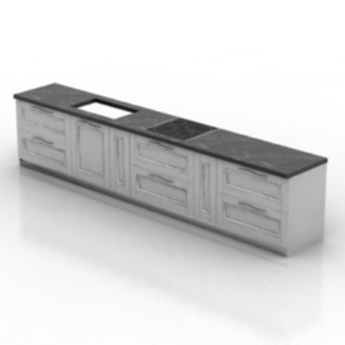 Luxury home cabinet model