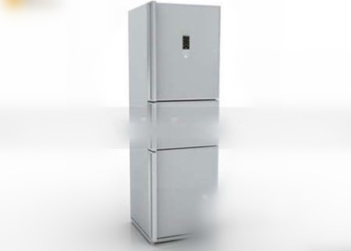 3d model double refrigerator