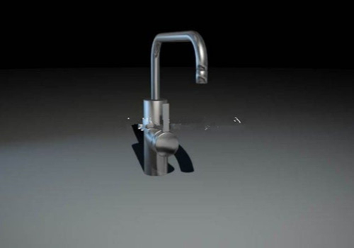 3d model bathroom faucet