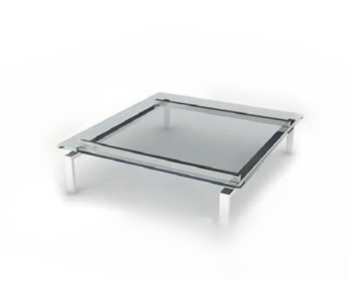 Transparent coffee table 3d model