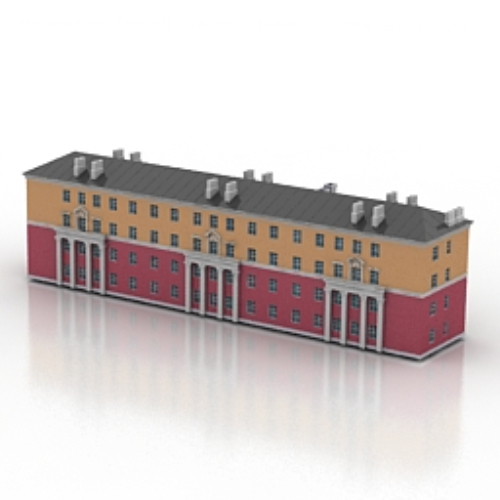 European architecture model