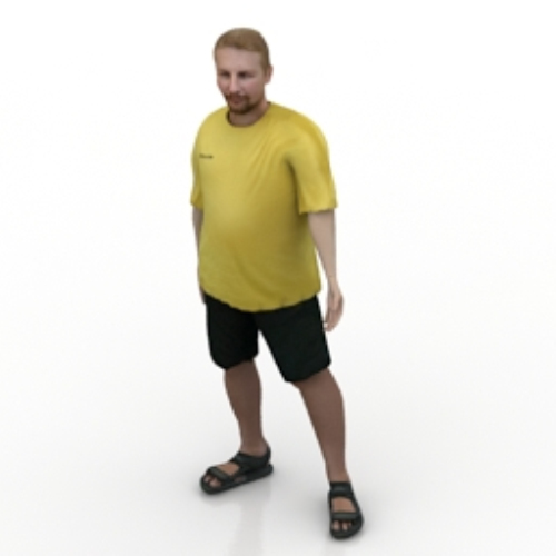 men wear summer model