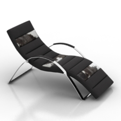 Metal loungers 3d models