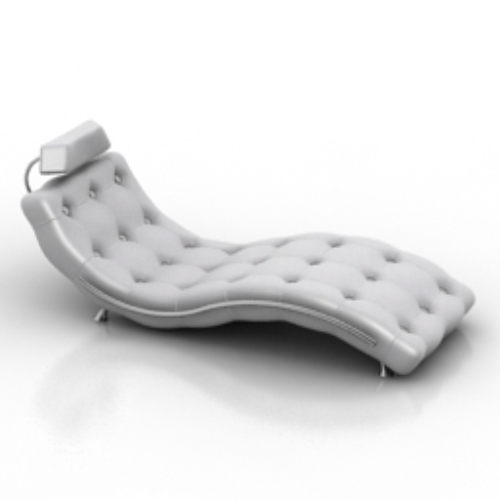 white senior sofa recliner 3d models