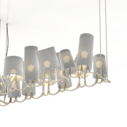3d model portfolio chandeliers
