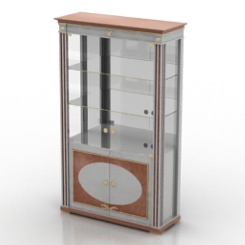 glass showcase model