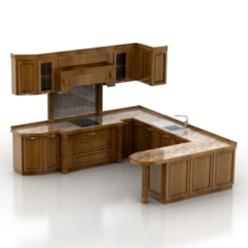 3d model of ancient whole cabinet