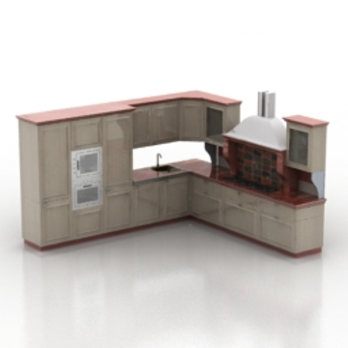 European-style cabinetry model