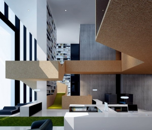 3d model of creative arts hall