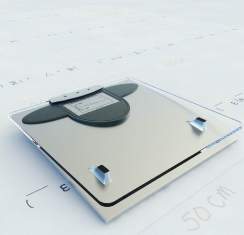Slim electronic scales 3D model