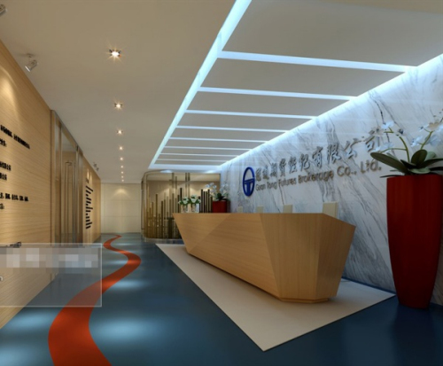 Investment Company foreground 3D model