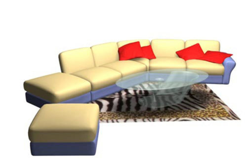 3D model of sofa table