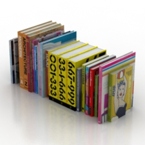 books model on the desk