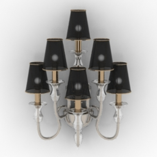 luxury style hotel wall lamp model
