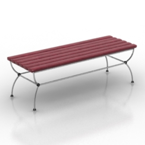 3D model of public seats