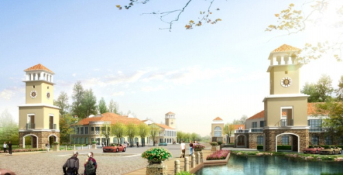 European architectural 3d models