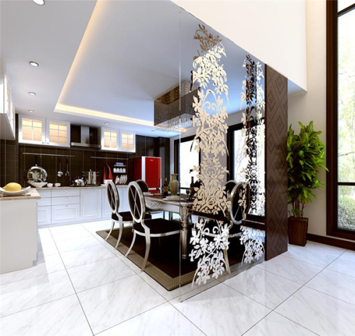 European interior space 3D model