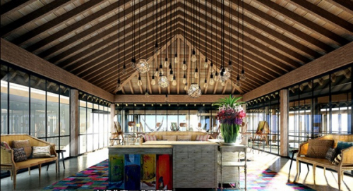 Southeast Asian style restaurant 3d models