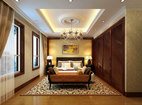 Chinese bedroom 3D model design