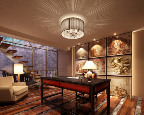 Chinese study 3d model